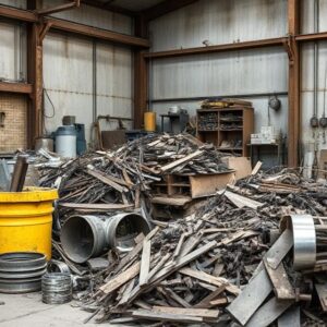 انواع ضایعات استیل صنعتی و مصرفی در محیط کارگاه